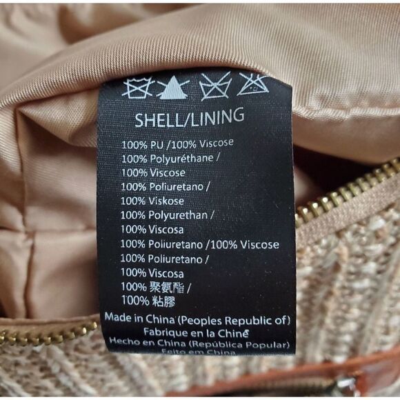 Anthropologie X Urban Originals Oversized Raffia Straw Shoulder Tote Bag - Picture 4 of 5